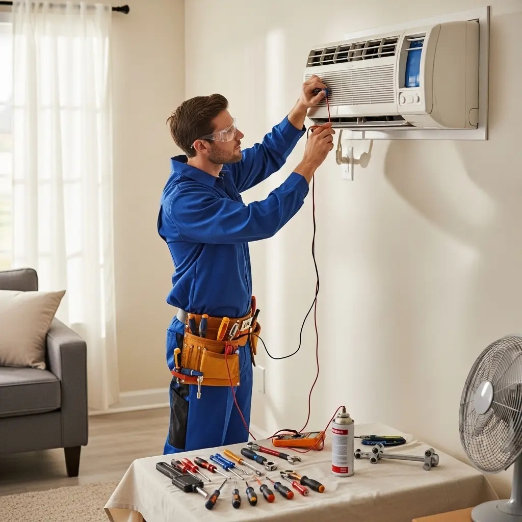 Manisa Dominox Dominox klima gaz dolumu ve bakım – Enerji verimliliği artırıldı. - Teknik servis örneği